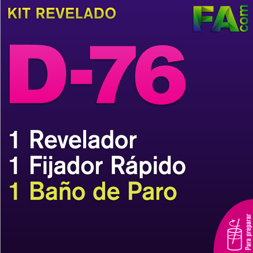 Kit revelado D76